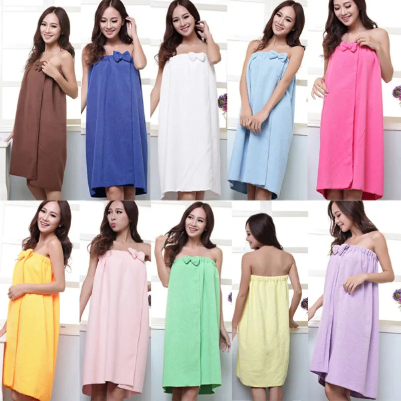 Fast Drying Magic Bath Towel  Absorbent Washcloth Wrap Towel Beach Spa Bathrobes Women Bath Skirt Sexy Bath Towels