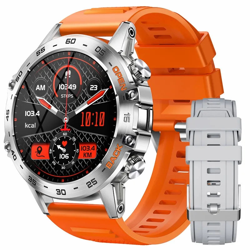 New1.39" Bluetooth Call Smart Watch Men Outdoor Sport Fitness Heart Rate Health Monitoring Smartwatch for Android IOS Phone