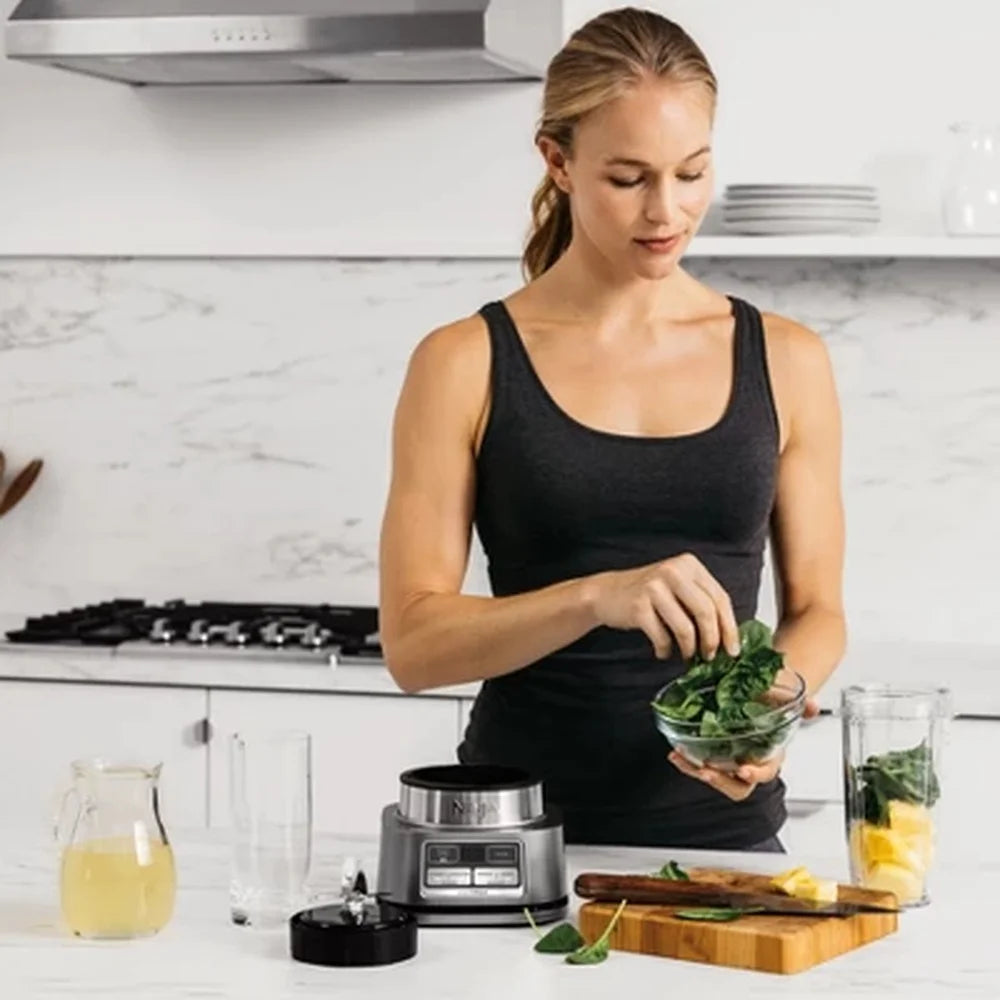 Foodi Smoothie Bowl Maker Nutrient Extractor Blender 1200W 4 Speeds Auto-iQ Smoothies Nut Butters Ice Cream Easy Clean