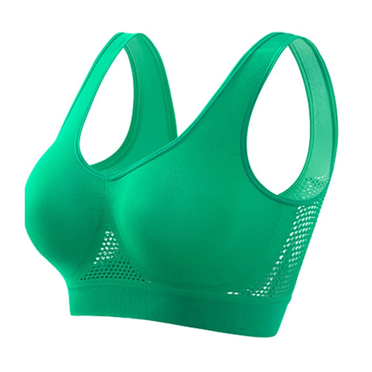 Seamless Sports Bra Shock-absorbing Steel Ring Free Fashionable Vest Breathable Quick Drying Yoga Vest Stress Free Fitness