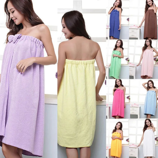 Fast Drying Magic Bath Towel  Absorbent Washcloth Wrap Towel Beach Spa Bathrobes Women Bath Skirt Sexy Bath Towels