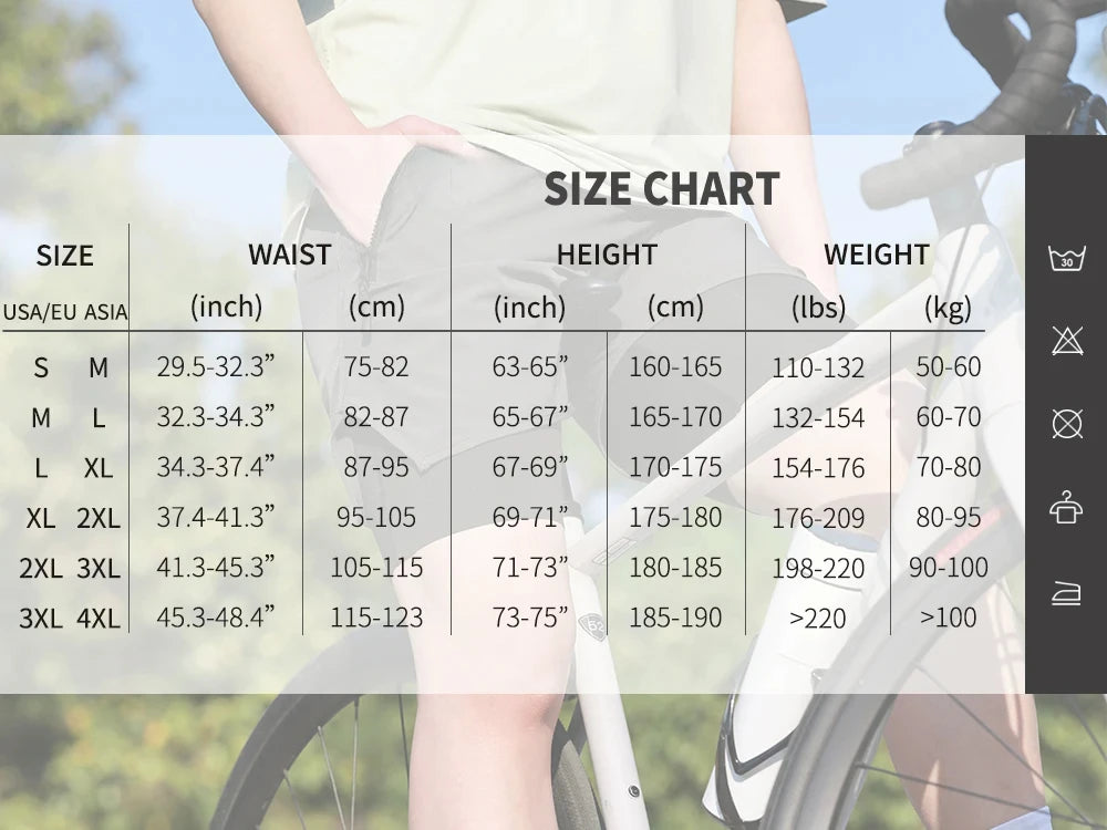 MTB Shorts Summer Men Cycling Shorts 2 in 1 Mountain Bike Padded Shorts Double Layer Downhill Bike Quick Dry Short Pants