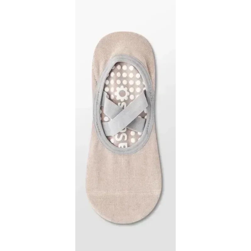 Yoga Sock Non-Slip Woman Socks Sports Fitness Pilates Silicone Breathable Summer Bandage Dance Ballet Solid Cycling Running