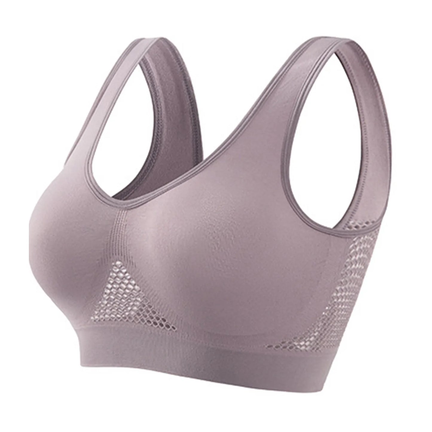 Seamless Sports Bra Shock-absorbing Steel Ring Free Fashionable Vest Breathable Quick Drying Yoga Vest Stress Free Fitness