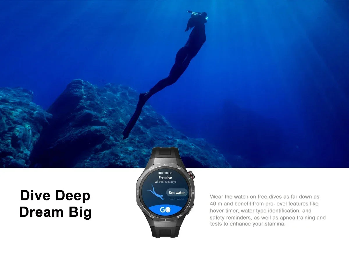 Watch GT 5 Pro Smartwatch, Sharp-Edged Design, up to 14 Days Battery Life, Pro-Level Sports Watch, Health Tracking,