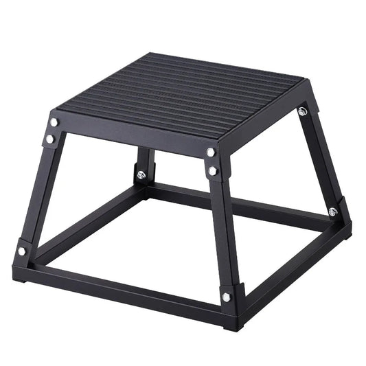 Plyometric Jump Box 12 Inch Plyo Box Steel Plyometric Platform and Jumping Agility Box AntiSlip Fitness Exercise Step Up Box f