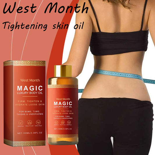 Body Tightening Skin Oil Daily Massage Reduce Sagging Moisturizing Glowing Skin Tone Lifting Body Essential Oil