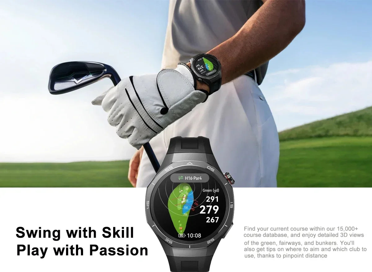 Watch GT 5 Pro Smartwatch, Sharp-Edged Design, up to 14 Days Battery Life, Pro-Level Sports Watch, Health Tracking,