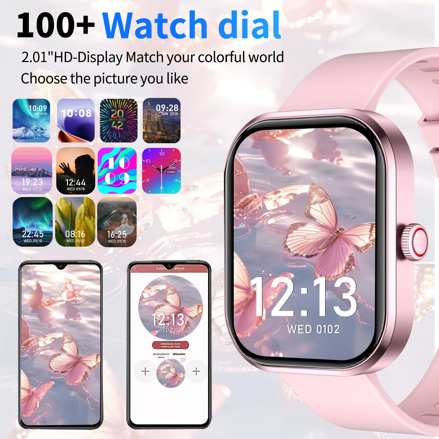 Multifunctional Smart Watch Men Women Bluetooth Connected Phone Music Fitness Sports Bracelet Sleep Monitor Smartwatch