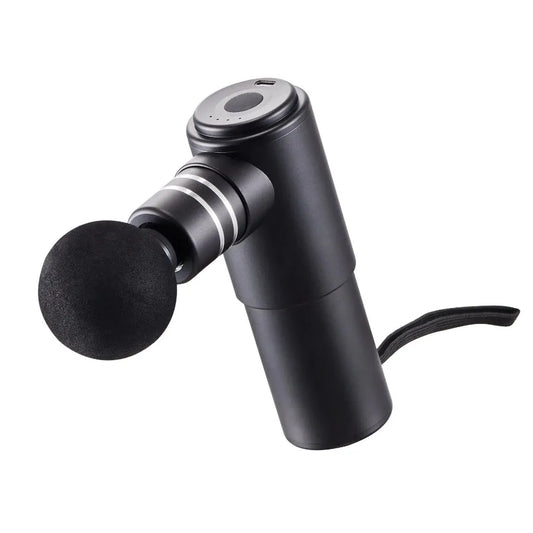 Massage Gun Deep Tissue Percussion Mini Muscle Massage Gun for Athletes - with 4 Speed Levels and 4 Massage s 12V 2500mAh Batt
